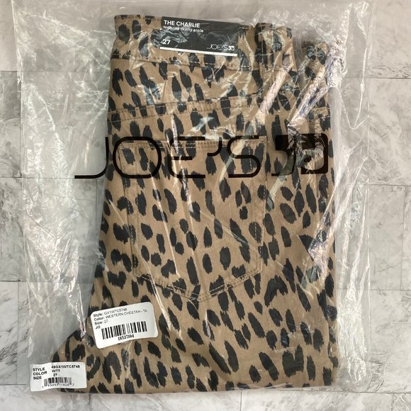 NEW Joe's Jeans The Charlie Leopard Print Jeans - Picture 5 of 5